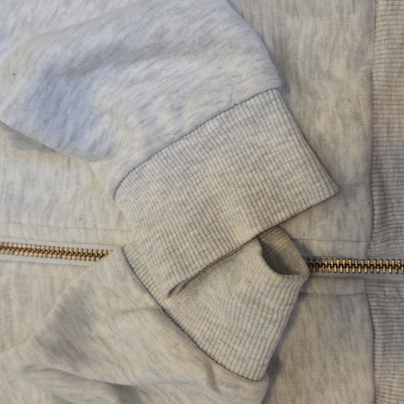 H&M Light Gray and Soft Pink Hooded Zipup Sweaters - Picture 8 of 11